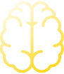 yellow brain with transparent bg