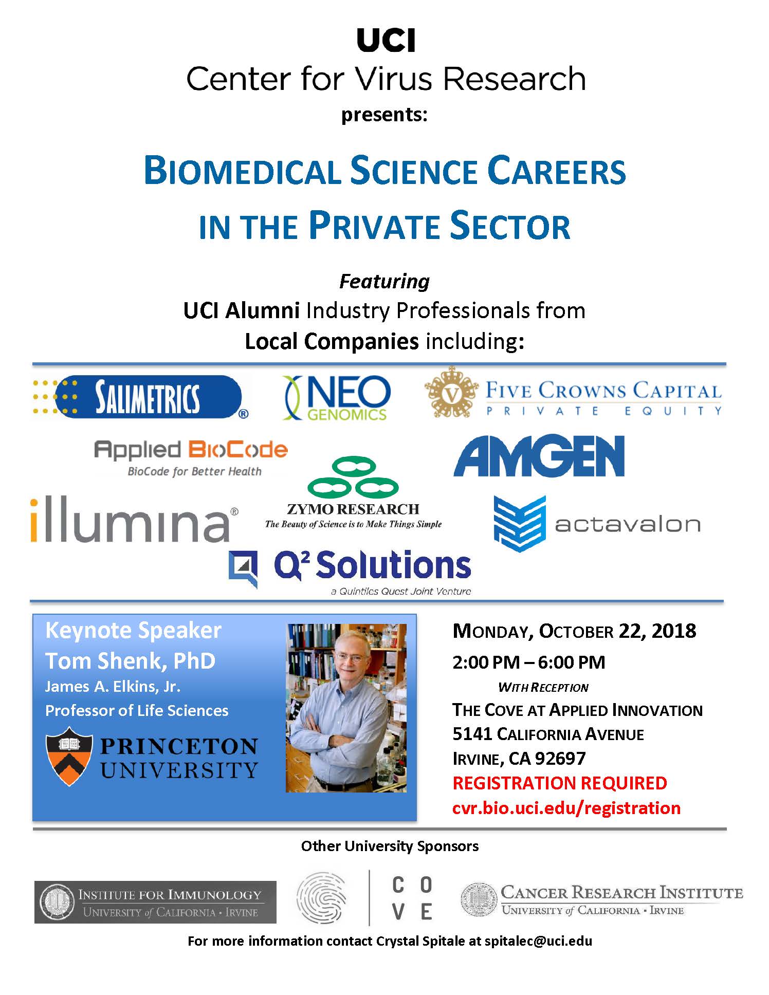 Career flyer for BioSci