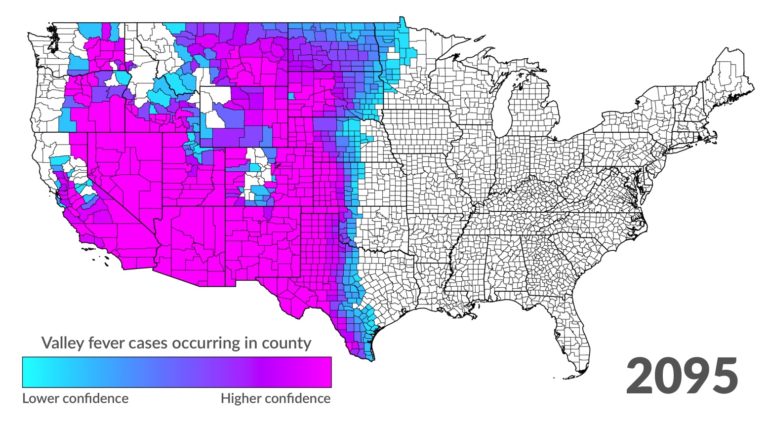 Valley Fever Map