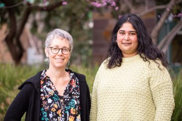 Aimee Edinger and Vaishali Jayashankar