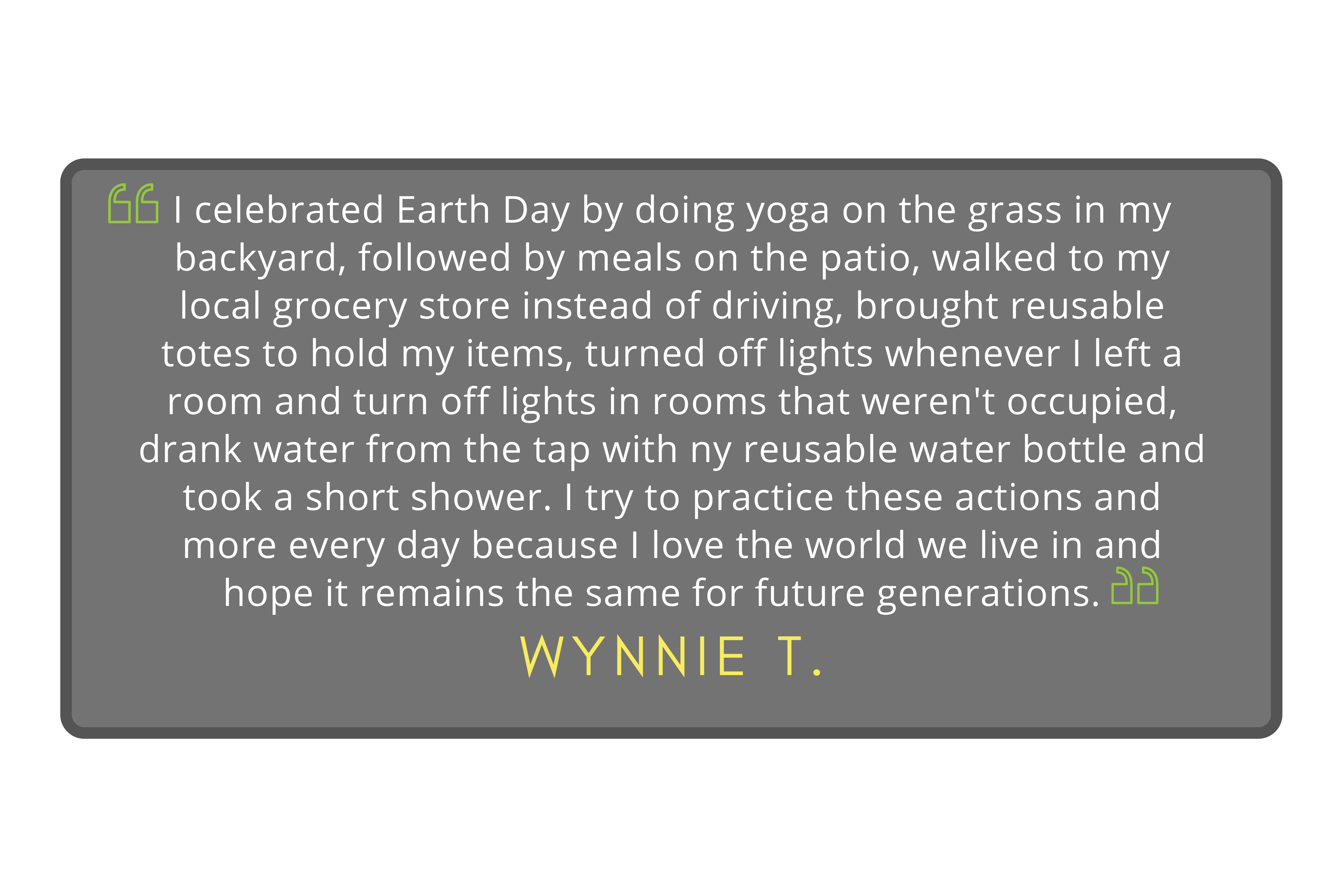 Quote by Wynnie T.