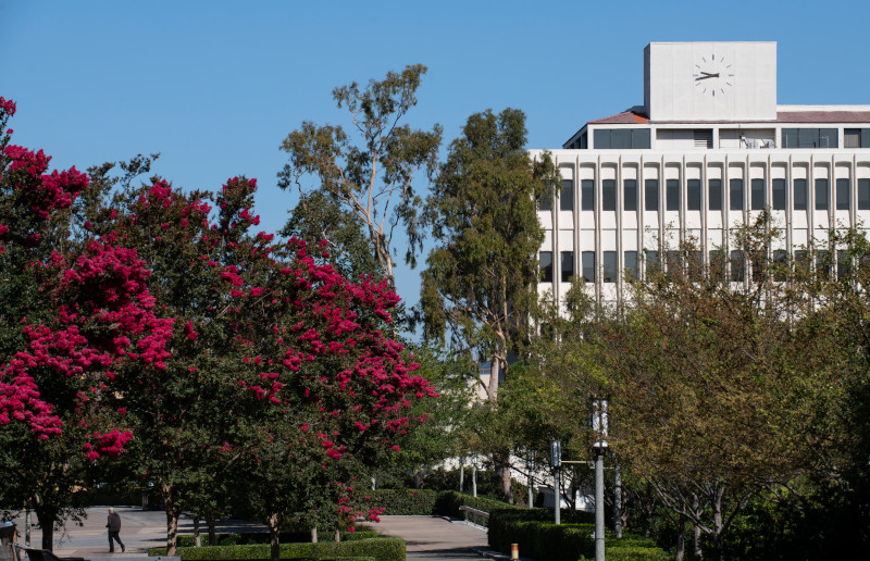 Aldrich Hall building on UCI Campus