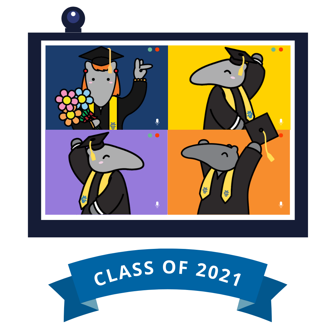 Graduation and Honors UCI BioSci Graduated Anteater graphic