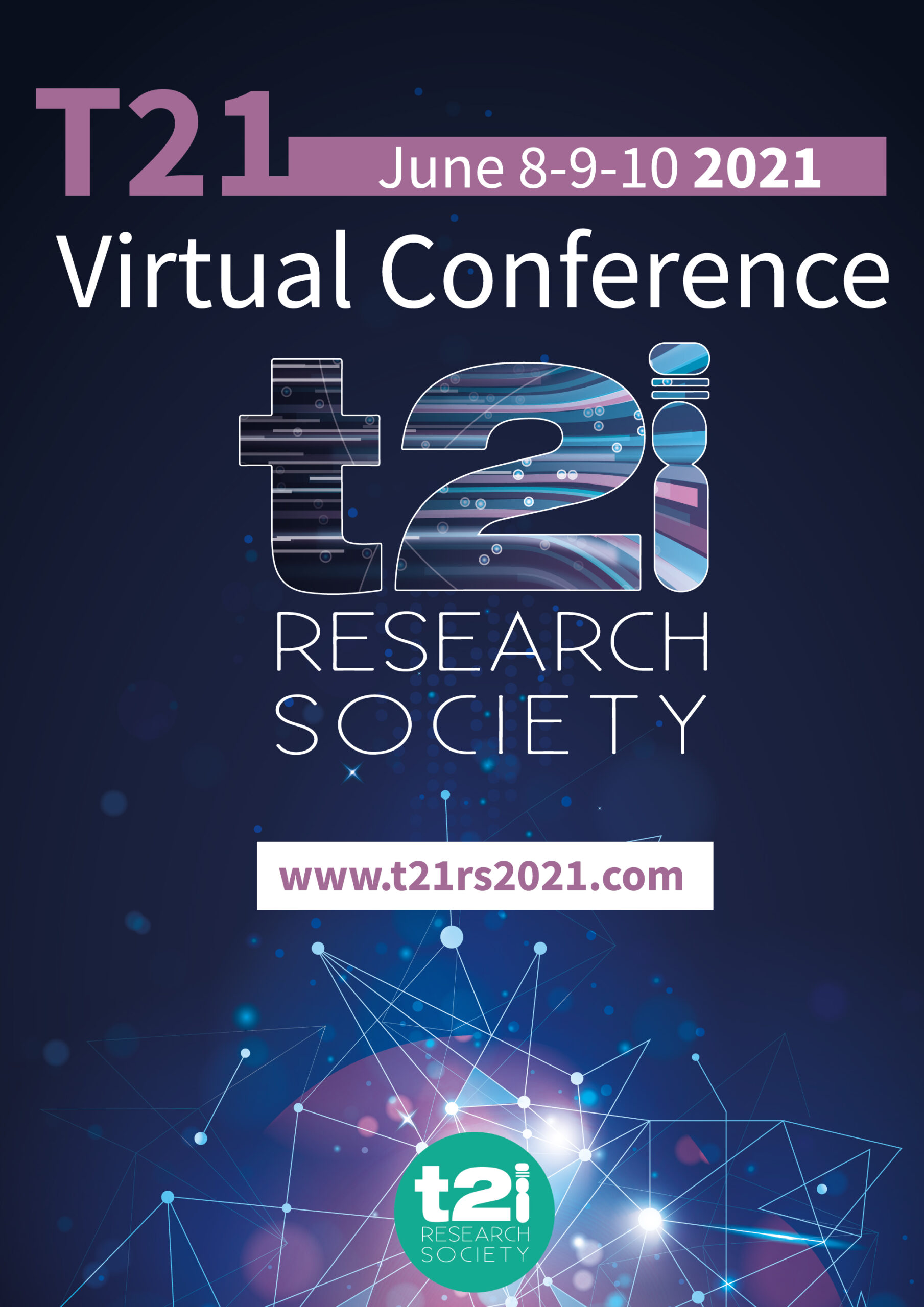 Flyer about virtual t2i research conference