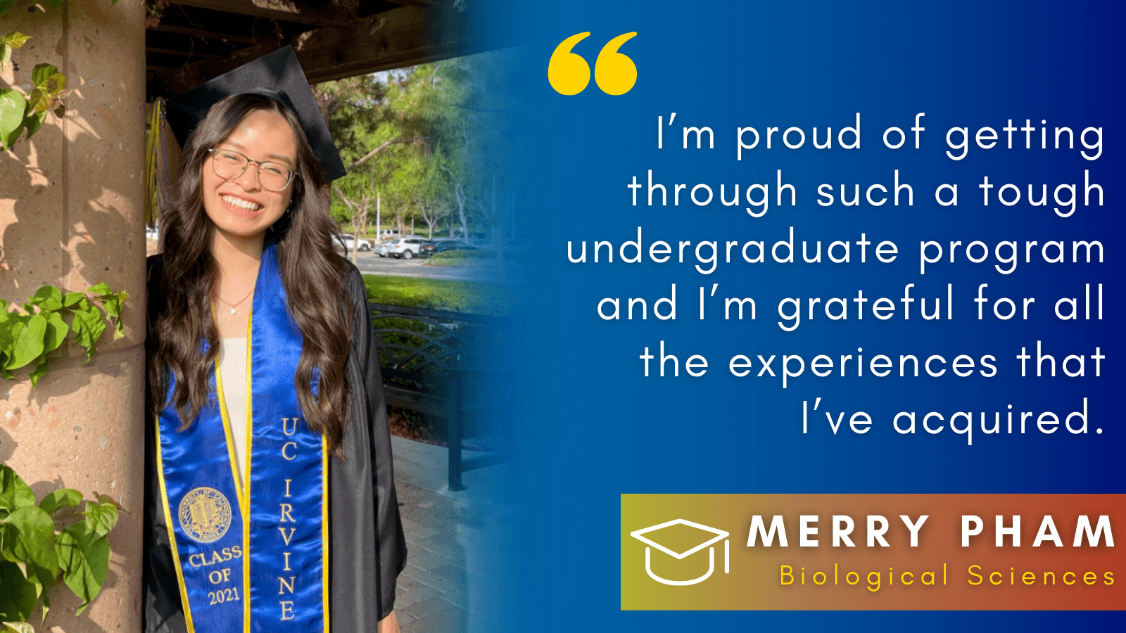 Image of Merry Pham with her quote.