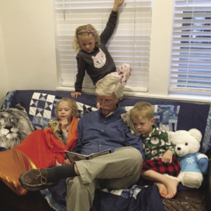 Pandemic puts Larry Marsh in an Unexpected Place Emeritus Professor Larry Marsh and his grandchildren