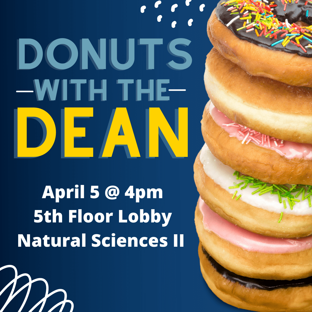 donuts with the dean poster