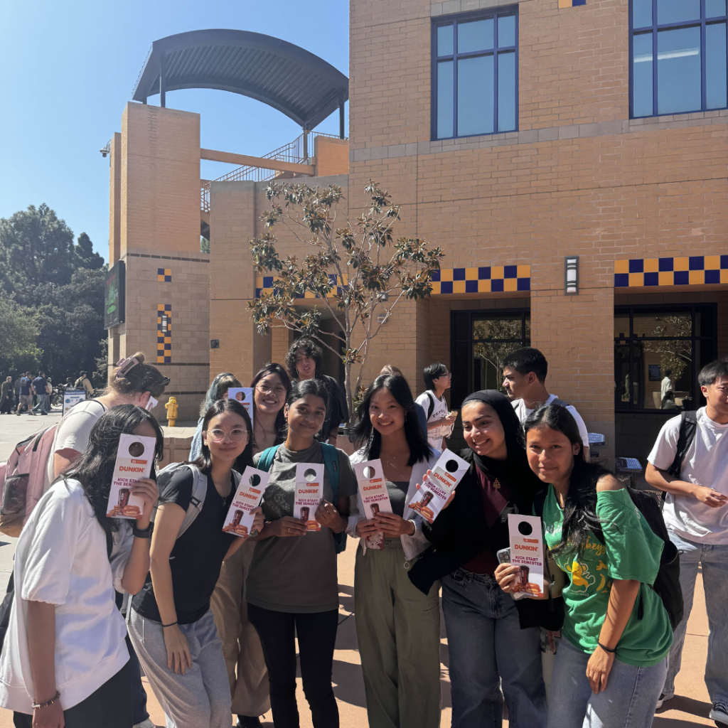 students at student center